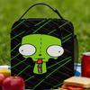 Сумка-ланчбокс Gir для девочек Захватчики Зимс Индивидуальный ланч-бокс Сумка-холодильник для отдыха и путешествий Удобная термосумка-тоут из Оксфорда