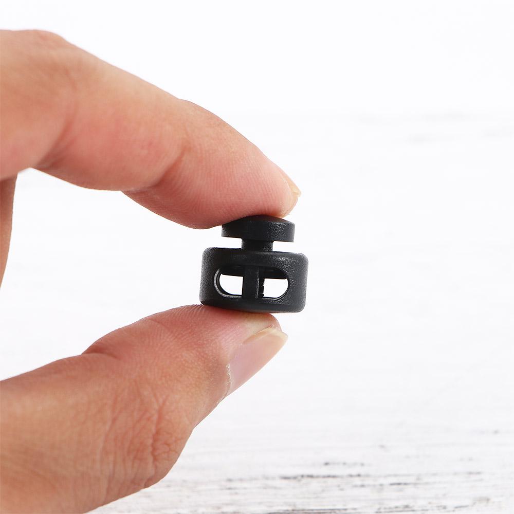 Clamp Toggle Black Travel Kit Clip Stopper Rope Buckle Cord Rope Lock Stopper Cord Lock Buckles