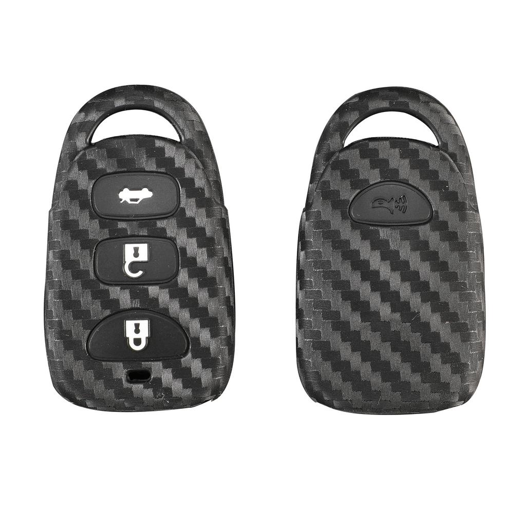 Jingyuqin чехол для ключа чехол для пульта дистанционного управления коробка 3+1 кнопка для Hyundai Elantra Sonata Santa для держателя Kia Carens