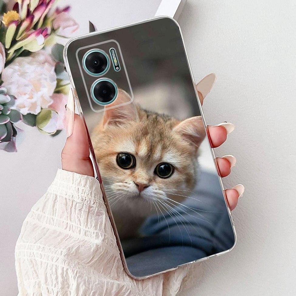 Clear For Redmi 10 5G 2022 Case Cover Luxury Butterfly Love Fashion Flowers Cool Lion Painted Casing 22041219G 22041219NY