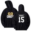 Мужские толстовки Канзас-Сити GO CHIEFS Толстовка с именем и номером Махоумса Мужской пуловер