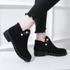 Fashion High Platform Female Ankle Boots Short Shoes for Women Booties Studded Footwear Elegant with Low Heels Work Pu Demi-season Boot