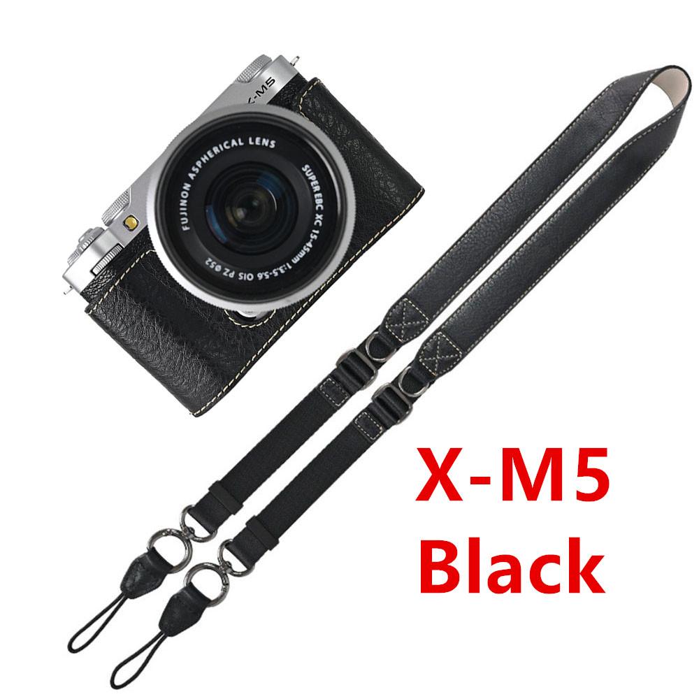Получехол из ПУ кожи с текстурой личи для Fujifilm Fuji XT50 XS10 XS20 XT30 XT30II XT20 XT10 XT5 XM5 с крышкой с отверстием для аккумулятора и ремешком