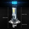 2pcs H7 LED Headlight Bulb Kit Car Fog Light 110W Super-Bright 6000k White Headlamp High Low Beam For Vehicles