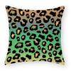 Красочная наволочка для декоративной подушки с леопардовым принтом, полиэстер, 45*45, накидная подушка, домашний декор, наволочка