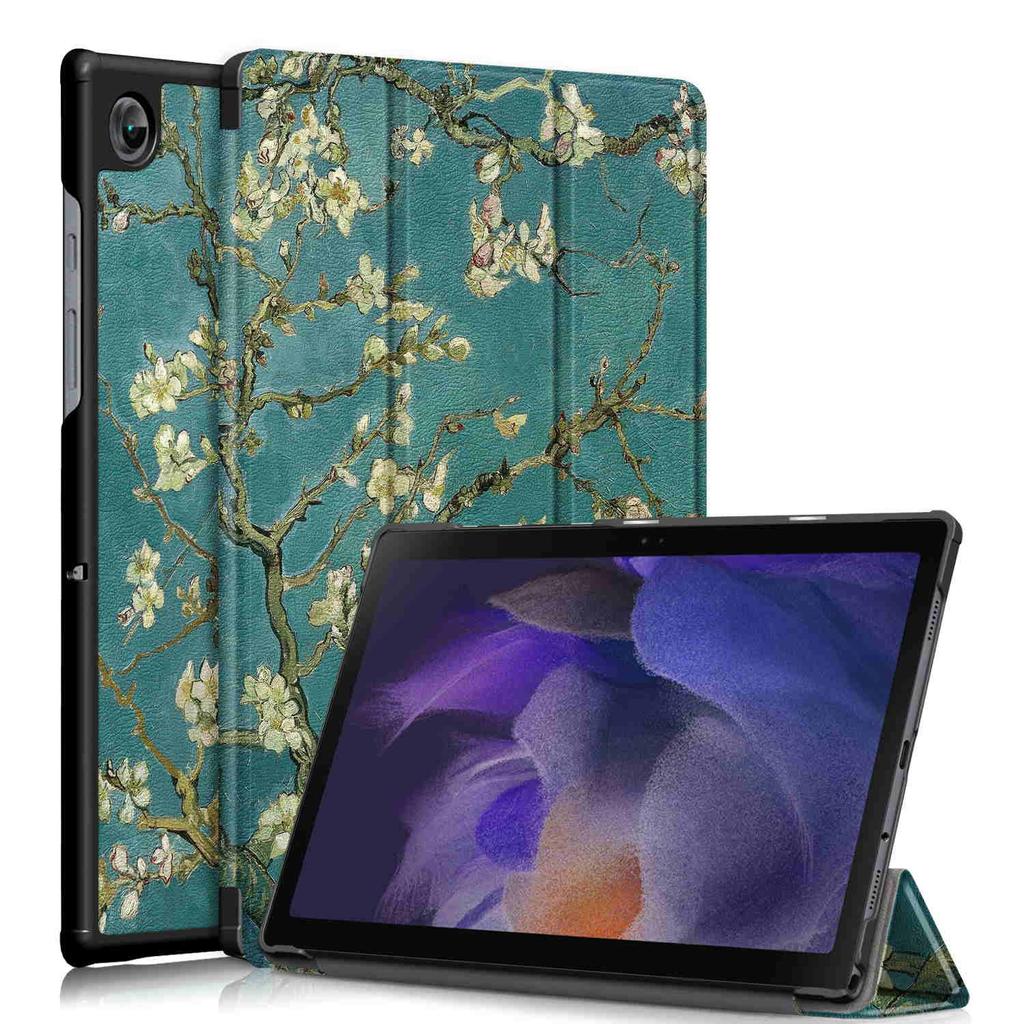 Case For Samsung Galaxy Tab A8 2021 PU Flip Tri-Fold Magnetic PU Leather Stand Cover For Samsung Tab A8 10.5 SM-X200/SM-X205 Tablet Case Funda