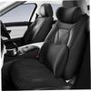 2025 Headrest Lumbar Support Pillow Memory Foam Car Pillow, 2Pack, Breathable Fiber Cover, Ergonomic Fatigue Relief, Black