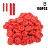 Caulk Cap Glass Glue Tip Sealing Cap Barrel Glue Mouth Protective Cover Caulking Gun Nozzles Cap Red Caulk Saving Cap 10-100pcs