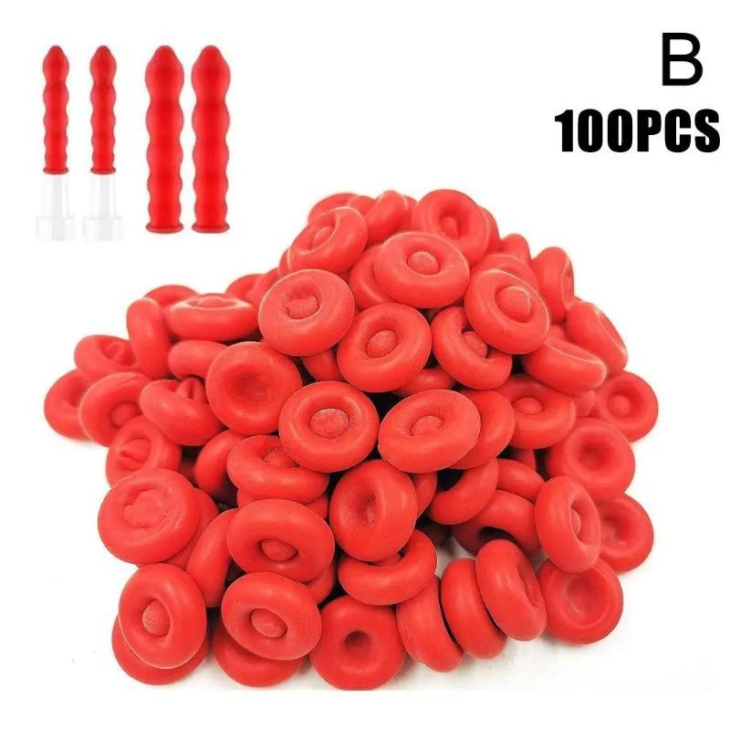 Caulk Cap Glass Glue Tip Sealing Cap Barrel Glue Mouth Protective Cover Caulking Gun Nozzles Cap Red Caulk Saving Cap 10-100pcs