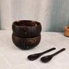 Coconut Shell Bowl for Oatmeal, Salads, Smoothies, and Light Foods