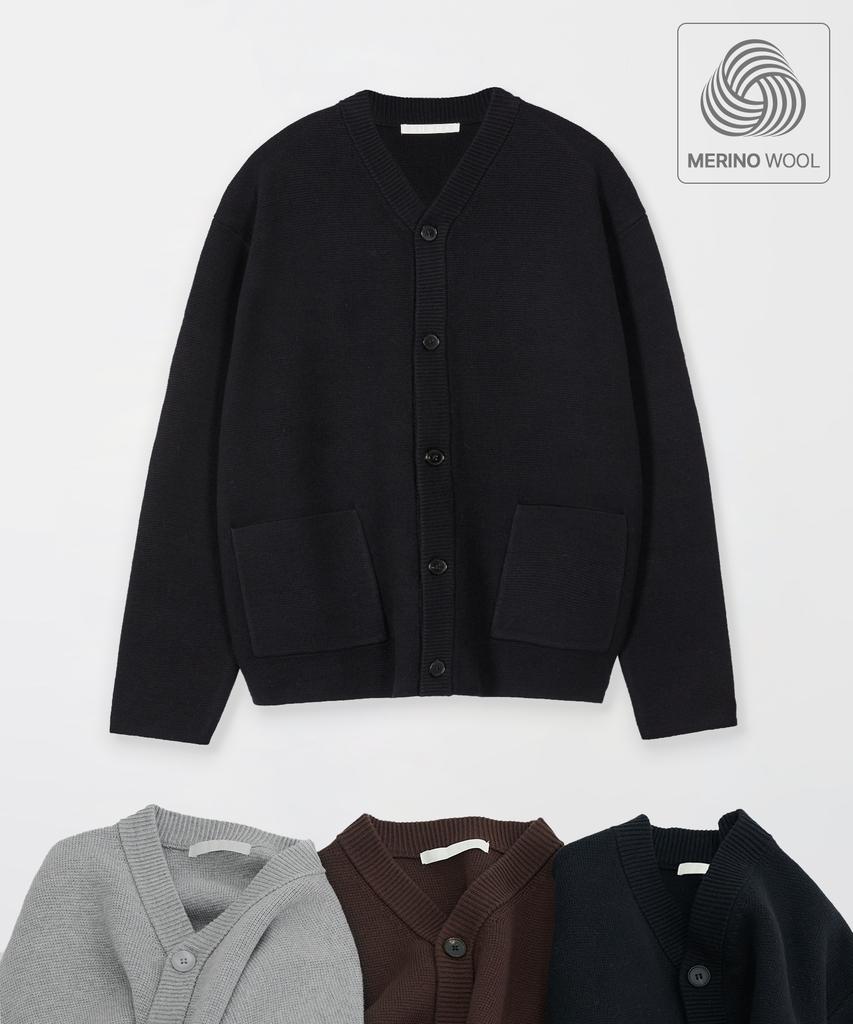 SUARE Merino Wool Essential Cardigan - 3 Colors