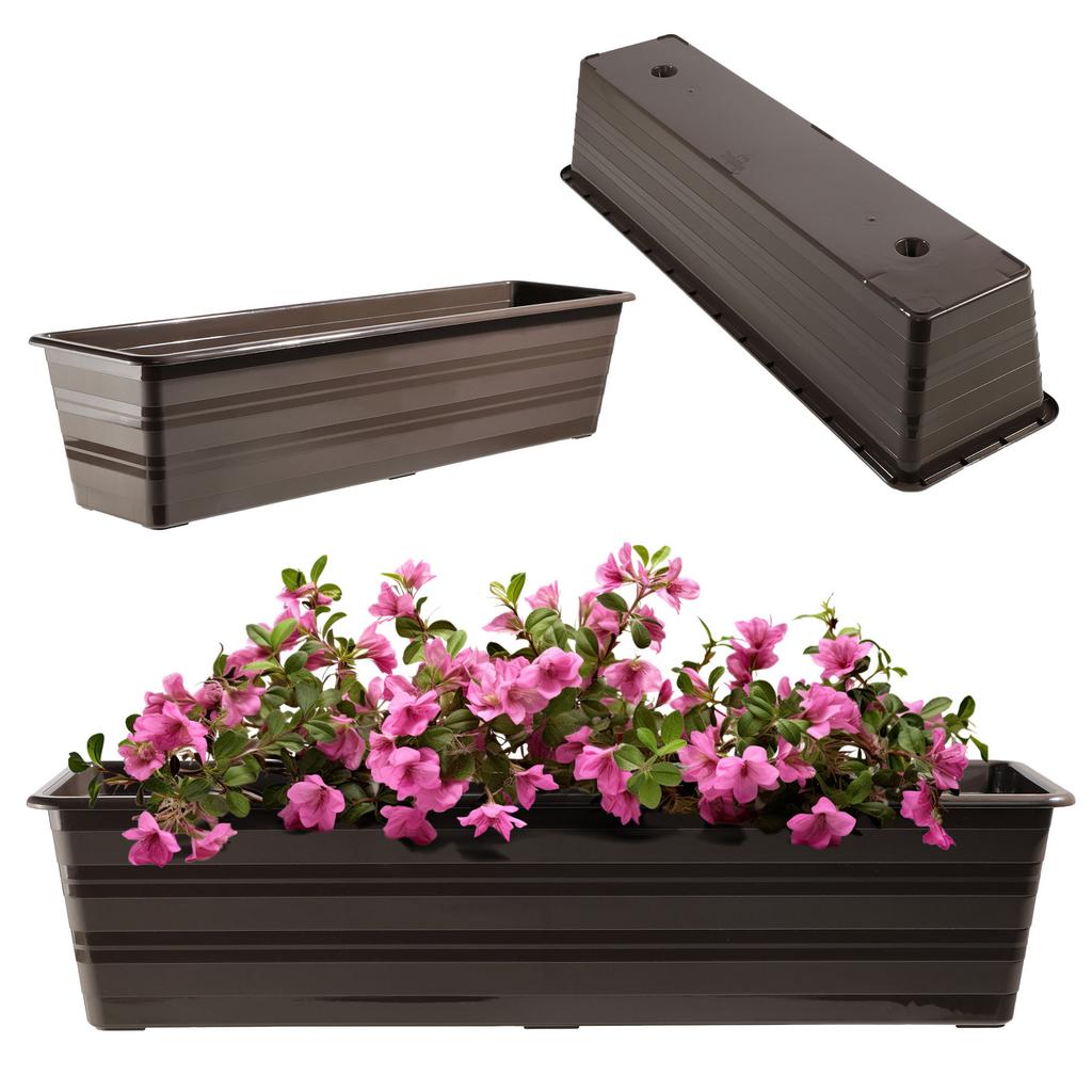 KADAX Doniczka Balkonowa 40cm Skrzynka Na Kwiaty