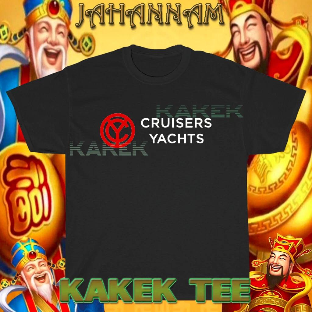 Новая футболка с американским смешным логотипом Cruisers Yachts Performance Размер от S до 5XL