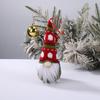 Christmas Gnome Hanging Ornament Handmade Knitted Hat Faceless Dwarf Elf Plush Doll Winter Holiday Party Xmas Tree Hanging Decoration