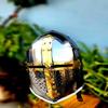 Medieval Crusader Knight Helmet Brass Cross Singh 14th Century Bascinet Helmet Cosplay, Roleplay, LARP, Helmet