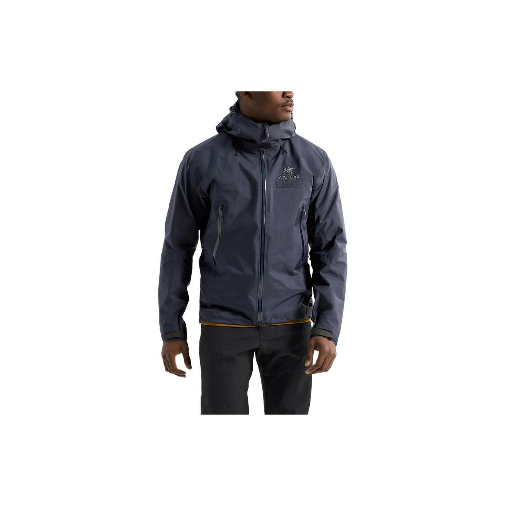 Мужская водонепроницаемая и дышащая ветровка Arc'teryx BETA AR Черная X000006488