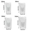 50Pcs Disposable Seal Pouches Frosted Smoothie Bags New Juice Drinking Bags