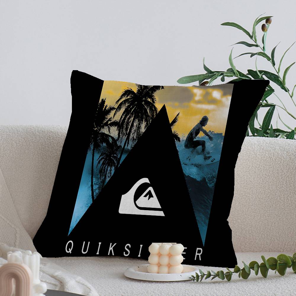 Доска для серфинга Q-Quiksilver Узор Декоративная Эстетика Комнаты Наволочка Домашний Декор Спальня Диван-Кровать Подушка для Дивана 45x45