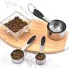 8/13Pcs Teaspoon Measuring Cups Set Stainless Steel Kitchen Measure Tool  Food Preparation