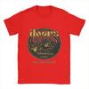 Summer Vintage The Doors T-Shirt Music Leisure T-Shirts Men  Comfortable Oversize Top Tees Short Sleeve Vintage Tshirt