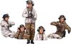 Valkyrie Miniature German Tank Crew Set Winter Equipment Panzer 4 Late Type 3 2 Busts Resin Kit VW35001 1/35 G-J Figures,