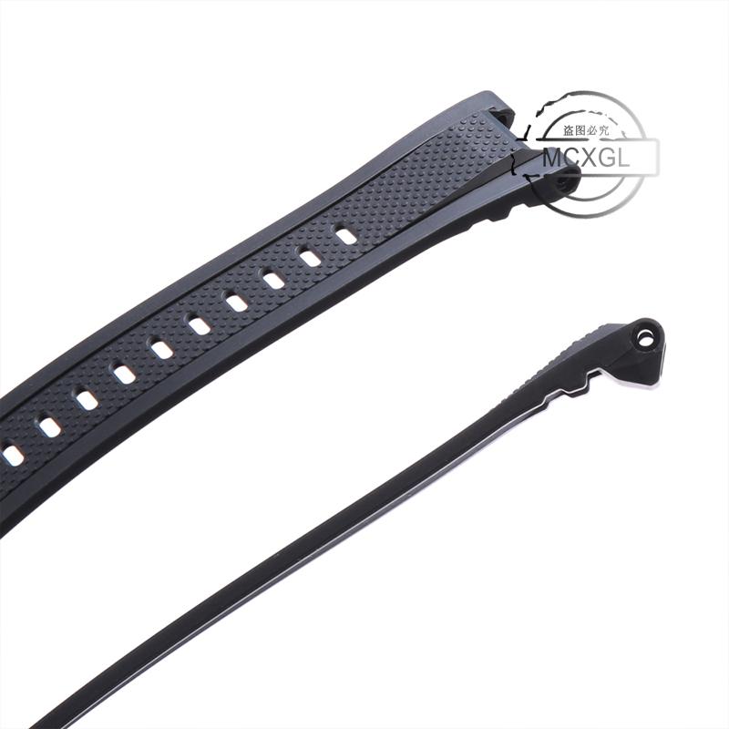 Смола Ремешок Подходит для Casio GST-B100 GST-210 GST-W300 Мужские Спортивные Водонепроницаемые Силиконовые Часы Ремешок Браслет