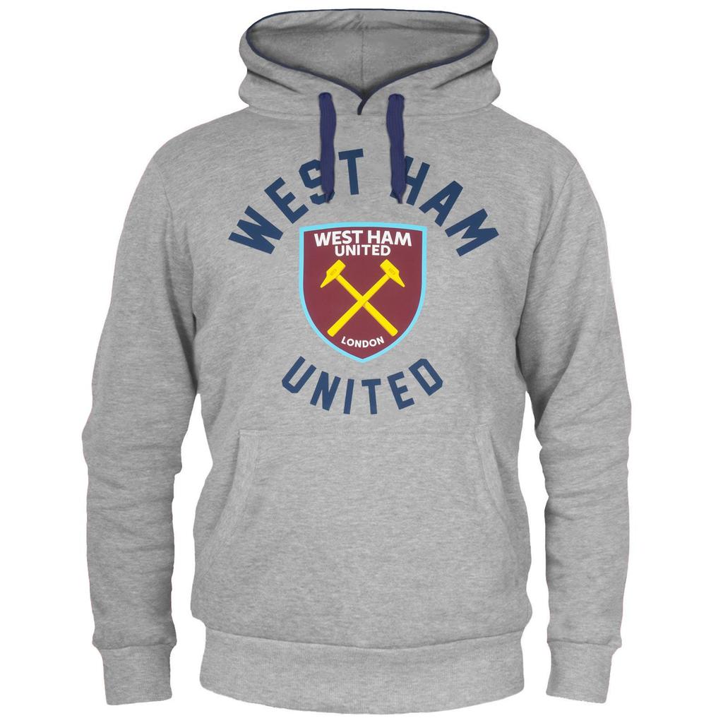West Ham United FC Mens Graphic Fleece Hoodie