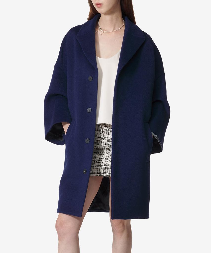 Marni Oversized Wide Sleeve Coat - Light Navy / Cpma0238Suutwa2200B81