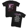 Cinderella Night Songs Album Graphic T-Shirt 100% Cotton Men’s Short Sleeve Tee with Band Photo Tracklist Design