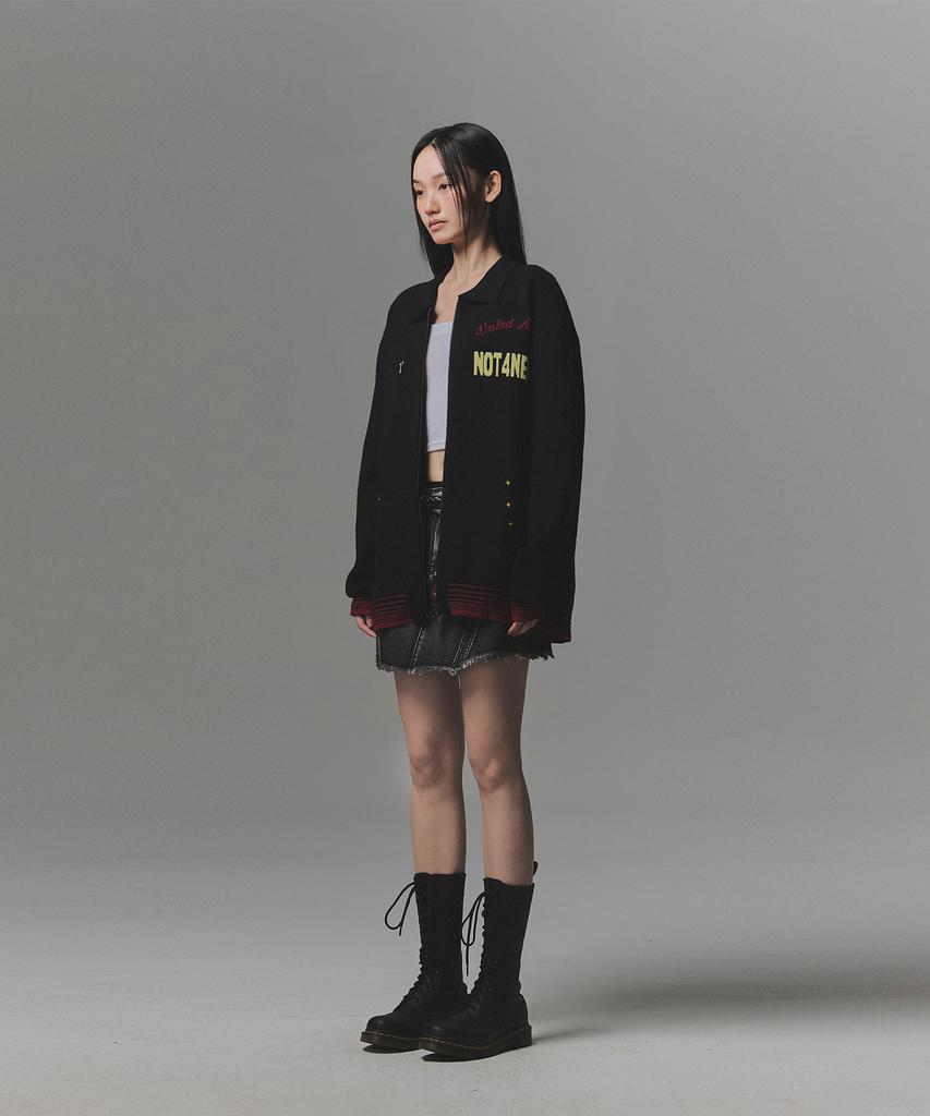 Not4Nerd Свитер-дождевик Glory Knit Drizzler Jacket - Черный