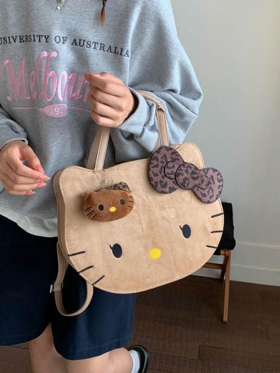Hello Kitty Fashionable Dualuse Shoulder Bag With Multifunctional Storage