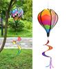 Воздушный шар с горячим воздухом Wind Spinner Rainbow Hanging Wind Twister Уличная ветряная мельница Сад Двор Домашний фестиваль Праздничный воздушный шар