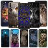 Cartoon Girl Gifts Lovely Owl Phone Case For Samsung Galaxy S23 S22 S21 S20 FE Ultra 5G S10 S10E S9 S8 Plus 10 20 Cover Bumper