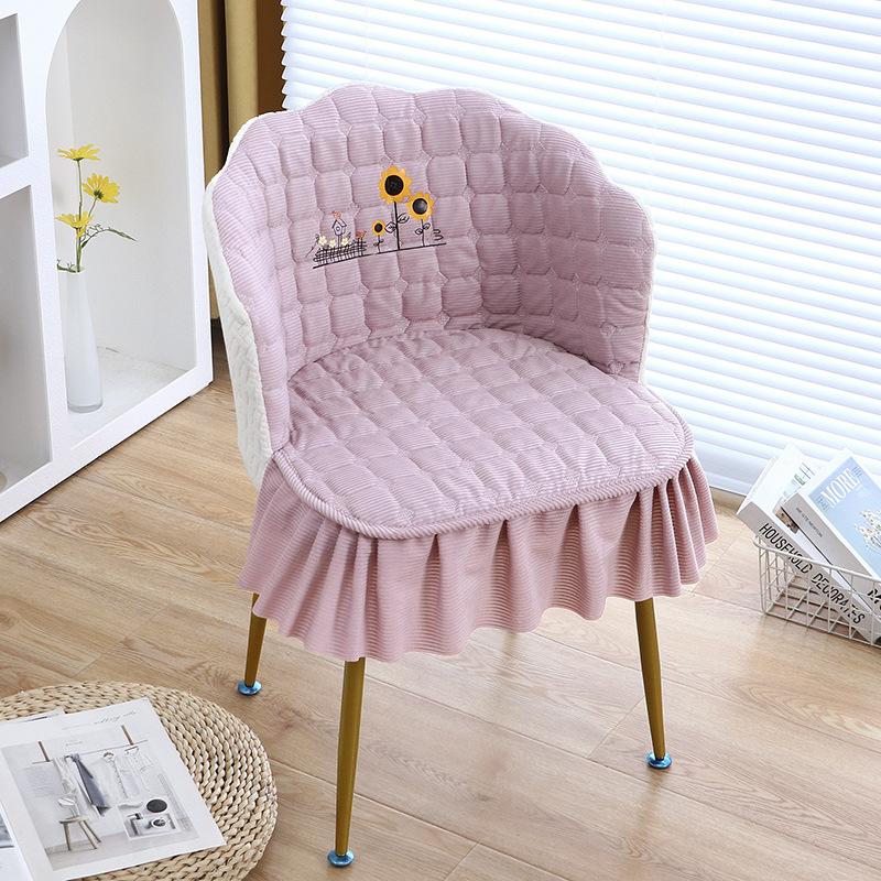 Утолщенный чехол для стула для макияжа, чехол для стула, расческа, туалетный столик, скамья, поручень для маникюра для девочек