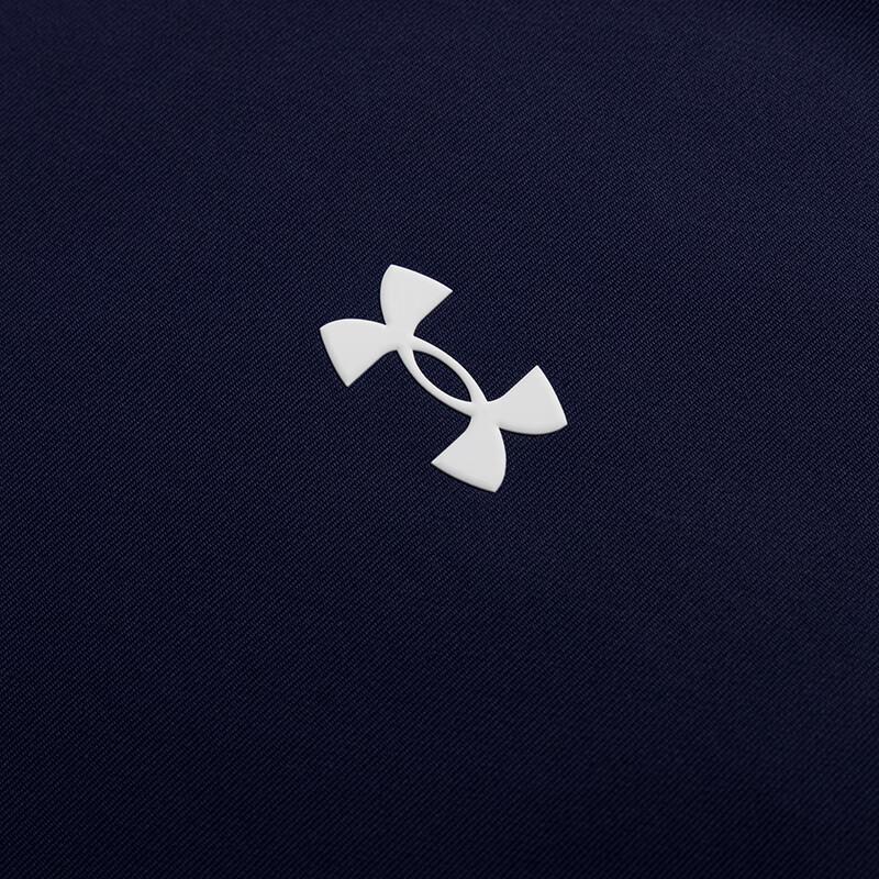 Under Armour Ветрозащитная повседневная трикотажная куртка с воротником-стойкой, мужские куртки синего цвета 24600304-409