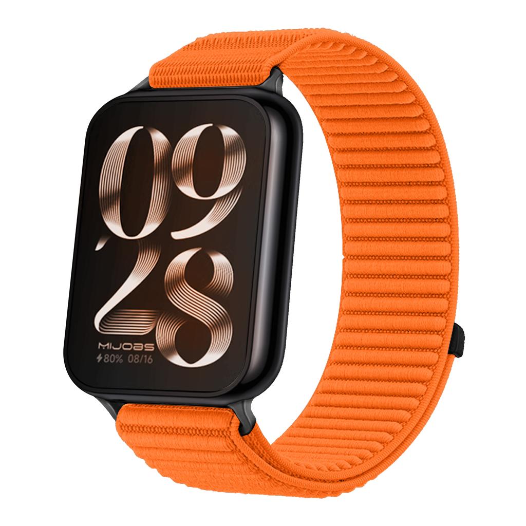 Спортивный плетеный нейлоновый ремешок-петля для Xiaomi Mi Band 9 Pro 8 Pro с металлической пряжкой, дышащий браслет, ремешок для Redmi Watch 6 5 4