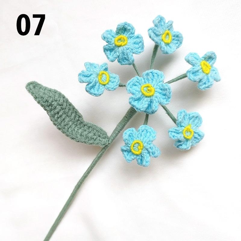 Подарок на День Учителя Подсолнух Вязаный Цветок Вязаный Цветок Ручной Работы Букет Домашний