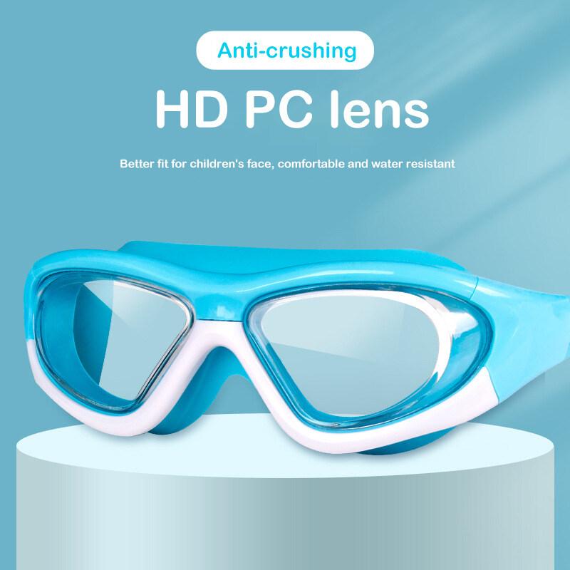 Children's Anti Fog Waterproof Swimming Goggles Transparent Swim Glasses Boys Girls Water Sport Diving Eyewear Without Box