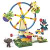 MEGA Pokemon Adventure World Exciting Ferris and Upa Set Block Number of 393 For Ages 8 and Up Multi HXF80 Wheel! ~ Meowth, Gombe, Nyaoha, (Paldea