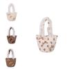 Charming Animal Print Children's Handbag With Bowknot Design Ideal For Preschool Use