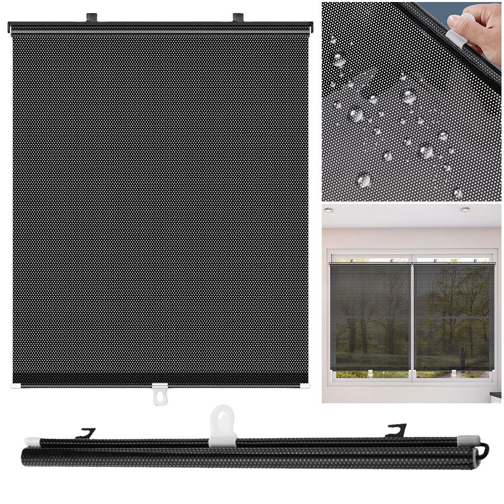 Universal Roller Blinds Suction Cup Sunshade Window Shade Nail-free Easy Install Blackout Curtain for Car Bedroom Kitchen Office