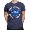 Унисекс унисекс Футболка Make Europe Great Again Из Чистого Хлопка Модная Футболка Топ Одежда