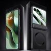 Для Motorola Razr 60 Ultra 5G Чехол Совместимый с MagSafe Жесткий ПК Защита шарнира Чехол для телефона с защитной пленкой для заднего маленького экрана