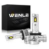 WENLE Сверхяркая светодиодная лампа для фар/противотуманных фар, соответствует требованиям нового техосмотра, в 20 раз ярче, 30000 лм, 100 Вт, белый 6500 К, DC12V, совместима с автомобилями