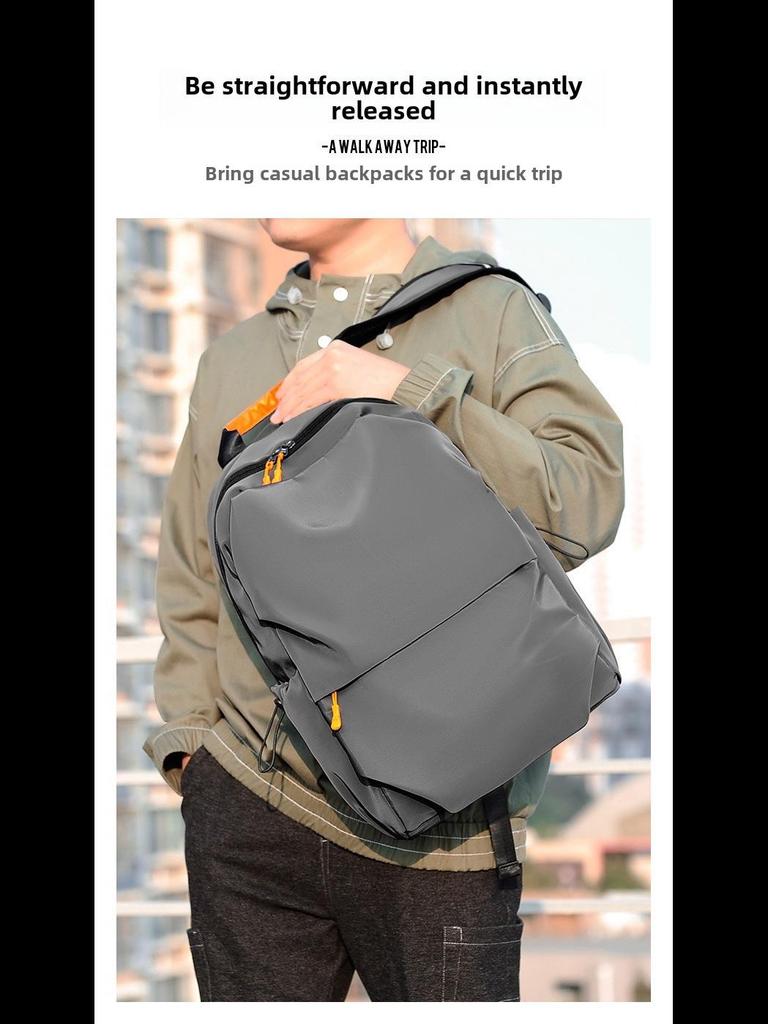 High-End Lightweight Waterproof Backpack - Fashionable for Men and Women, Perfect for Leisure, Travel, School, and Laptop Use