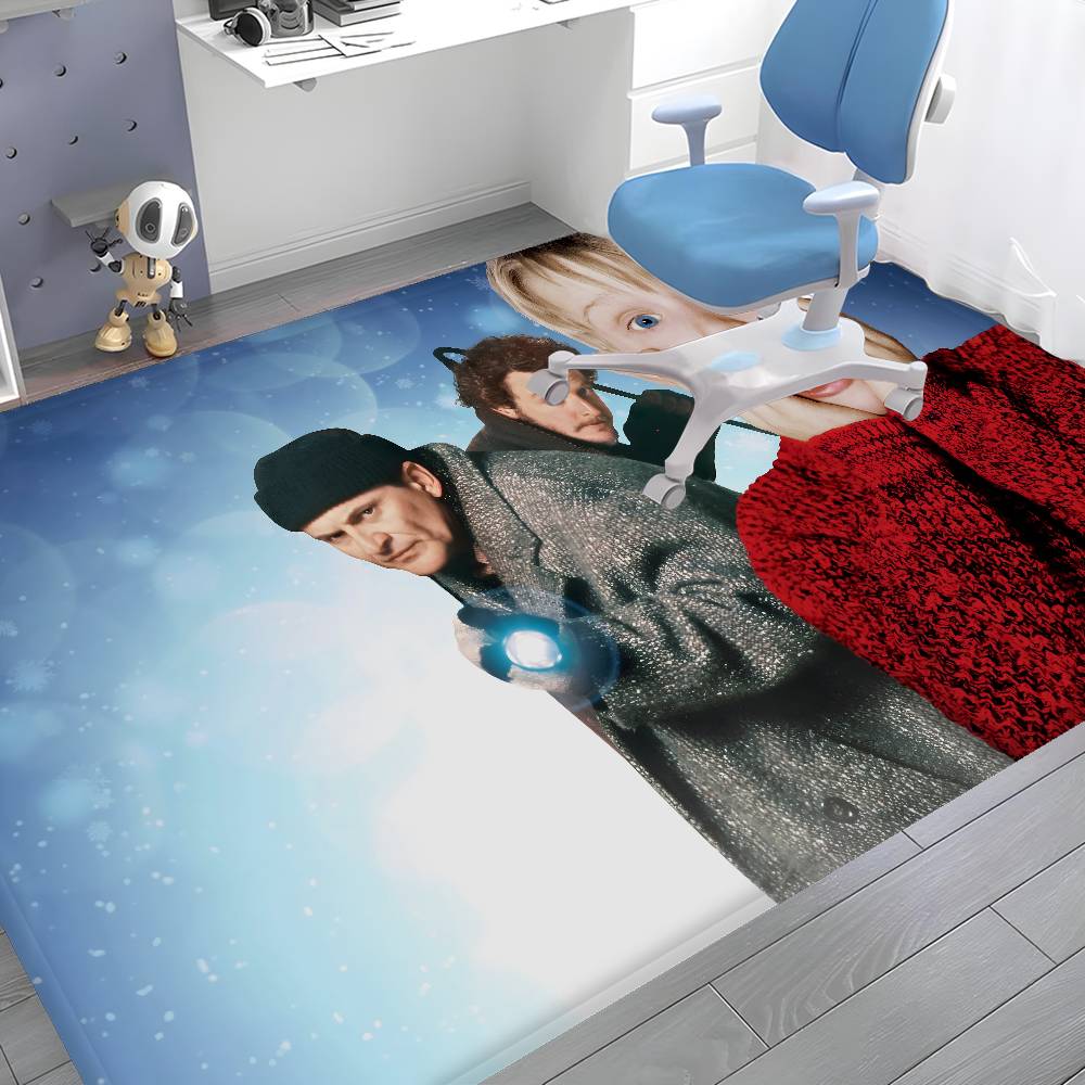 Classic H-Home Alone Movie Floor Mat Retro Multiple Choice Living Room Kitchen Rug Non-Slip Modern Home Decor