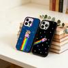 Милый N-Нян К-Кот Чехол для телефона для iPhone 17,16,15,14,13,12,11 Plus,Pro Max,XS,Красочный Серебряный чехол для телефона Funda Cover