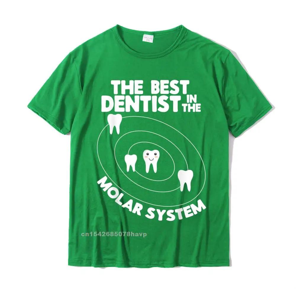 Best In The Molar System Design - Funny Tooth Pun T-Shirt Normal Top T-Shirts Classic Tops Tees Cotton Mens Classic