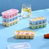 Ice Cube Tray Stackable Easy To Release Mini Visible Lid Design Ice Cube Mold for Summer