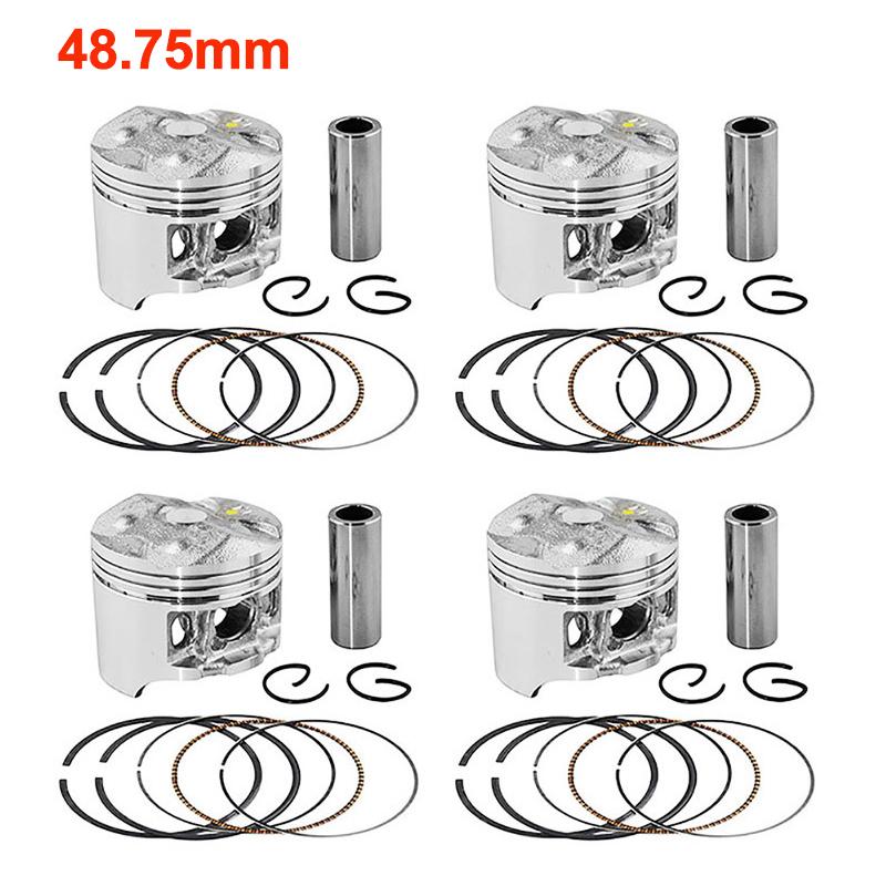 Motorcycle Engine Piston Rings Kit Bore STD Size 48.5mm ~ 49.5mm For Honda CBR250RR CBR22 KAZ MC22 CB250 MC23 Jade Hornet 250